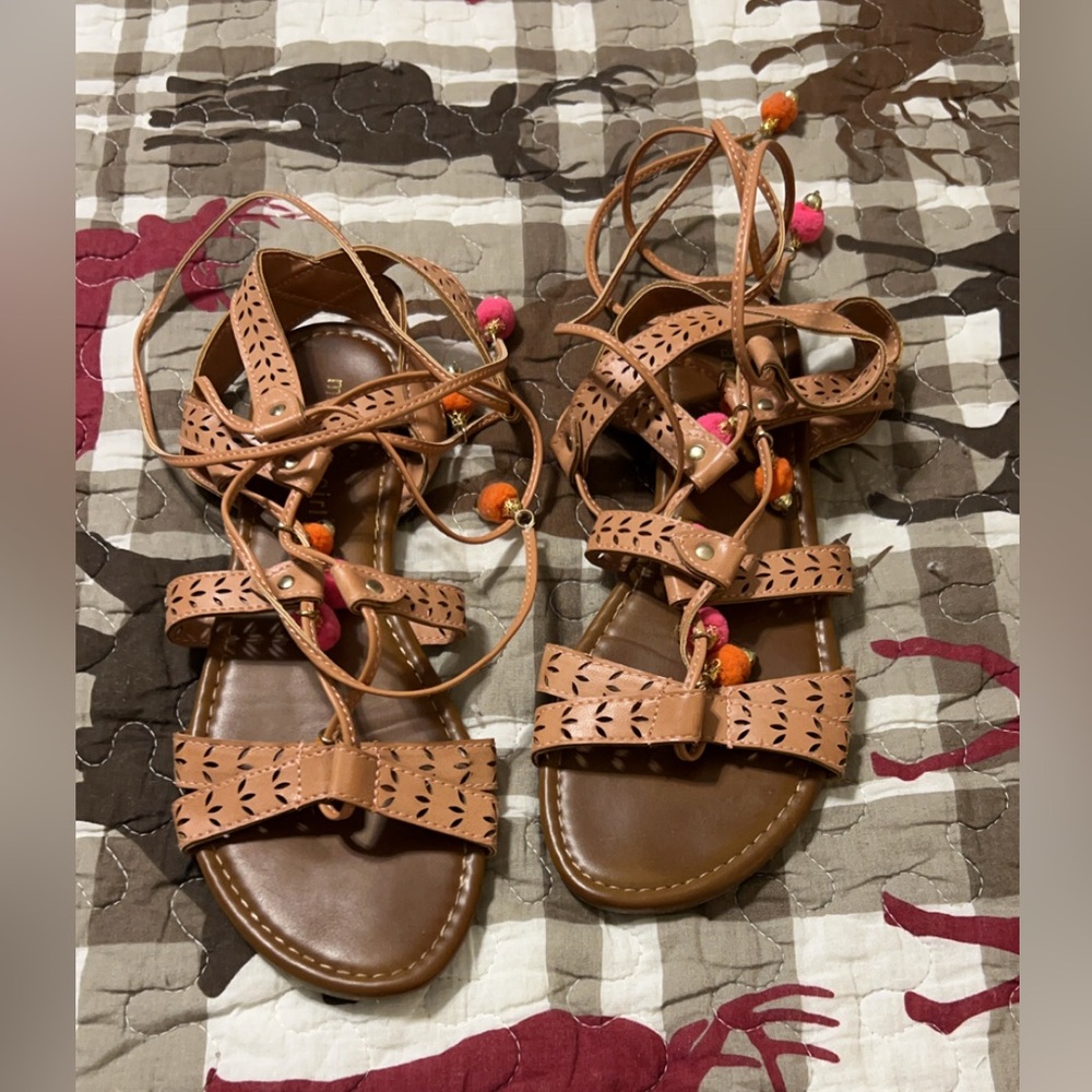 Madden girl tie up sandals
